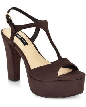 Nine West Naini Platform Sandal - Black