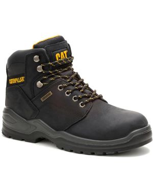 Caterpillar Striver Waterproof Steel Toe Work Boot - Black