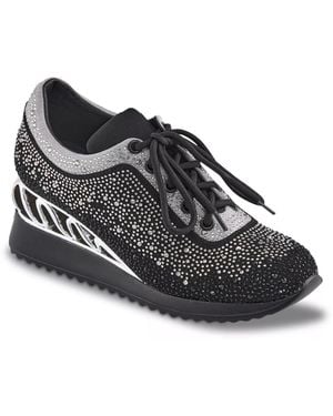 Lady Couture Jackpot Wedge Sneaker - Black