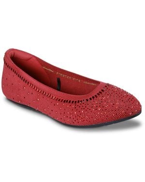 Skechers Cleo 2.0 Mesmerizing Nights Ballet Flat - Red