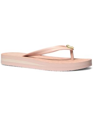 MICHAEL Michael Kors Posie Flip Flop - Black