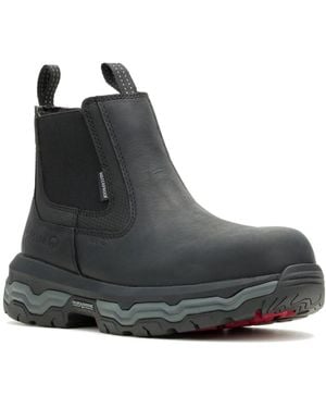 Wolverine Alpha Infinity Waterproof Carbonmax Steel Toe Chelsea Work Boot - Black