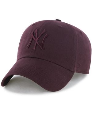 '47 New York Yankees Clean Up Baseball Cap - Purple