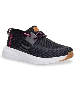 HEYDUDE Sirocco Stretch Sneaker - Blue