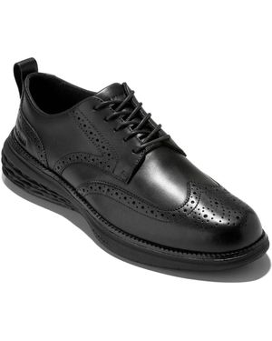 thumbnail image 2 of Shop Cole Haan Men's Riginal Grand Stitchlite Wingtip Oxford Shoe (10 D(M) US) Navy/Ivory 2 of 10