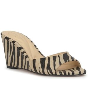 Jessica Simpson Bolir Wedge Sandal - Metallic