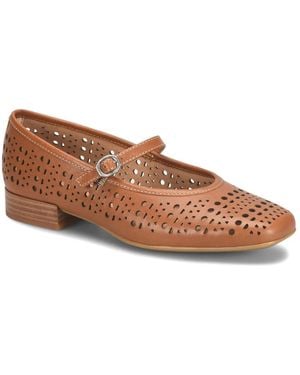 Söfft Ellie Mary Jane Flat - Brown