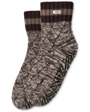 UGG Deedee Lined Quarter Socks - Black