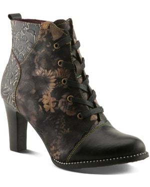L'ARTISTE Fallfoliage Bootie - Black