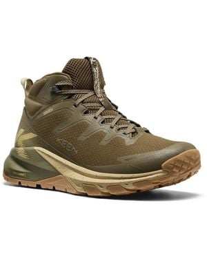 Keen Wide Width Targhee Apex Mid Hiking Boot - Brown