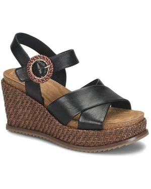 Söfft Dorathy Wedge Sandal - Black