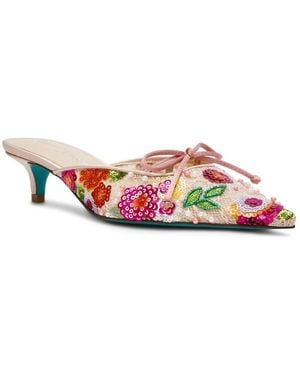 Betsey Johnson Keely Mule - Red