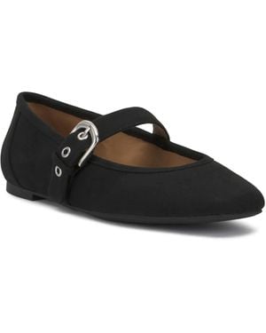 Crown Vintage Nalahni Mary Jane Flat - Black