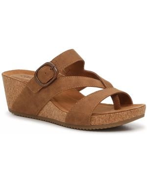 EuroSoft Emrie Wedge Sandal - Brown