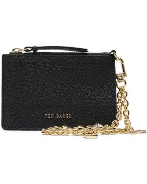 Ted Baker Sutton Charm Card Case Wallet - Black