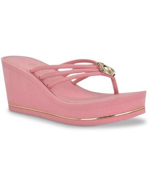 Guess Sabrie Wedge Sandal - Pink