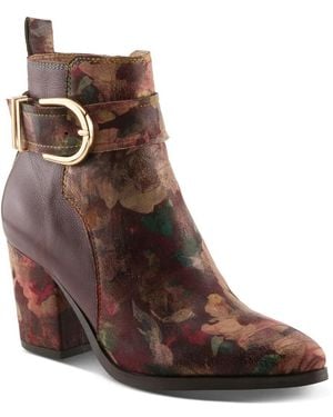 L'ARTISTE Rosa Bootie - Brown
