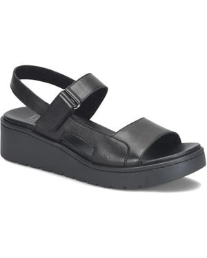 Born Kit Wedge Sandal - Black