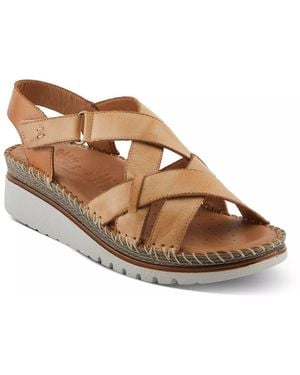 Spring Step Migula Wedge Sandal - Brown