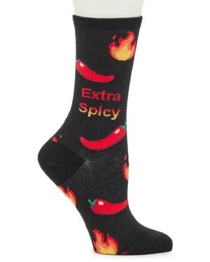 Socksmith Extra Spicy Crew Socks - Black