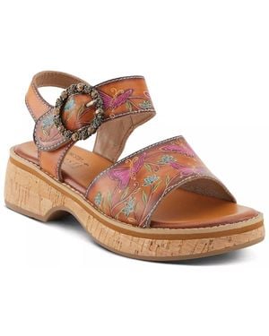 L'ARTISTE Kenna Sandal - Brown
