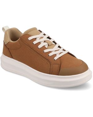 Journee Collection Meeya Sneaker - Brown