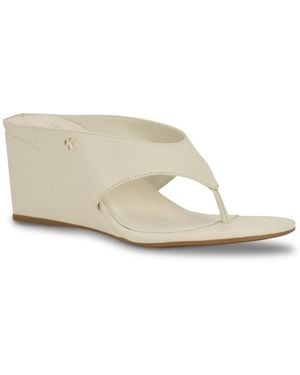 Calvin Klein Marchela Wedge Sandal - White