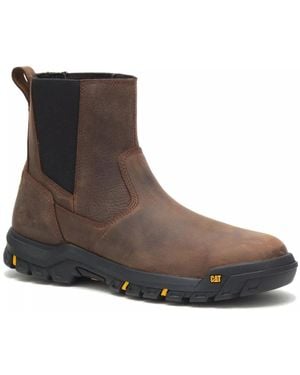 Caterpillar Wheelbase Steel Toe Work Boot - Black