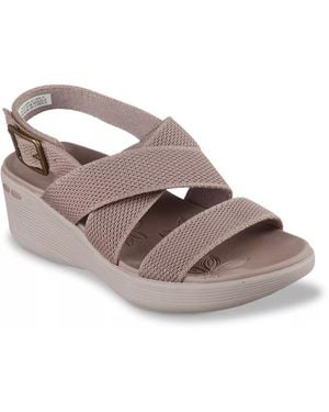 Skechers Pier Lite Night Owl Wedge Sandal - Multicolor