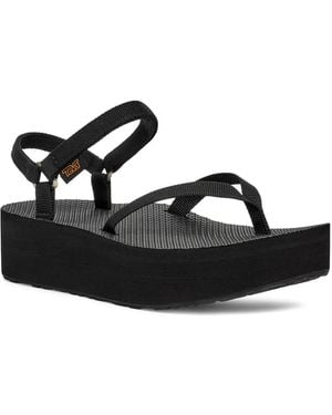 Teva Flatform Slim Platform Sandal - Black