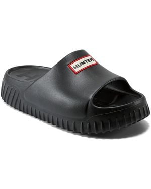 HUNTER Finn Slide Sandal - Black