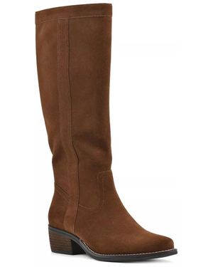 White Mountain Wide Width Altitude Wide Calf Boot - Black