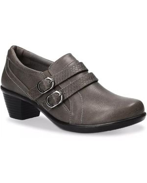 Easy Street Extra Wide Width Stroll Bootie - Gray