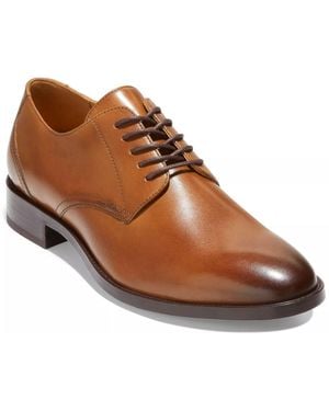 Cole Haan Hawthorne Leather Derby Shoes - Brown