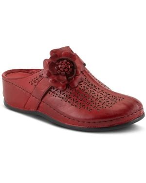 Spring Step Lilybean Clog - Red