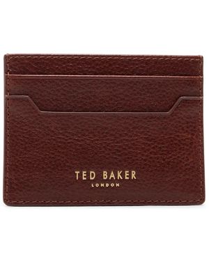 Ted Baker Cavendish Leather Card Case Wallet - Red