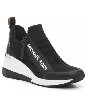 MICHAEL Michael Kors Willis Wedge Sneaker - Black