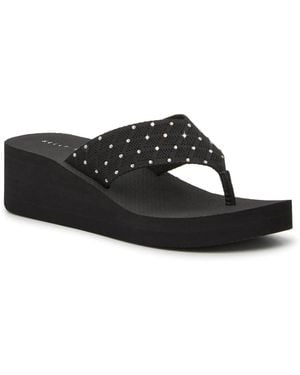 Kelly & Katie Talor Wedge Sandal - Black