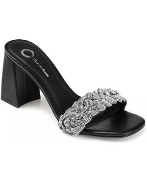 Journee Collection Sashaa Sandal - Black