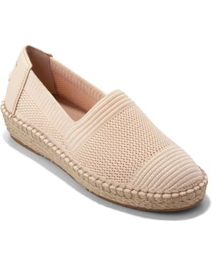 Cole Haan Cloudfeel Stitchlite Espadrille Slipon - Black