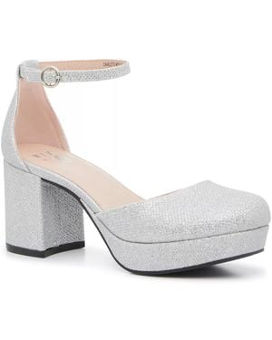 Mix No 6 Charlotte Pump - White