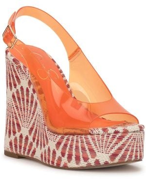 Jessica Simpson Kaliese Wedge Sandal - Red