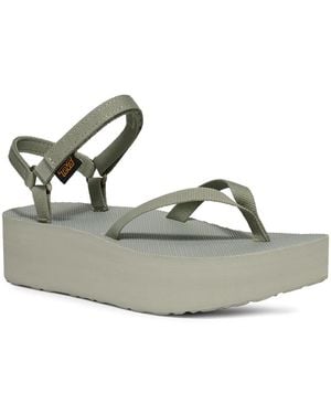Teva Flatform Slim Platform Sandal - Metallic