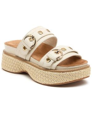Kelsi Dagger Brooklyn Penny Platform Sandal - Metallic
