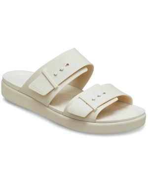 Crocs™ Brooklyn Low Wedge Sandal - White