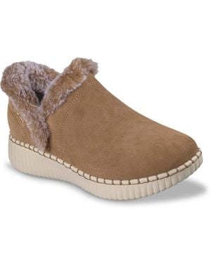 Skechers Hands Free Slipins Relaxed Fit Wilshire Blvd Fallin For You Bootie - Brown
