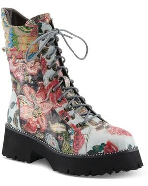 L'ARTISTE Ferociti Platform Bootie - Black