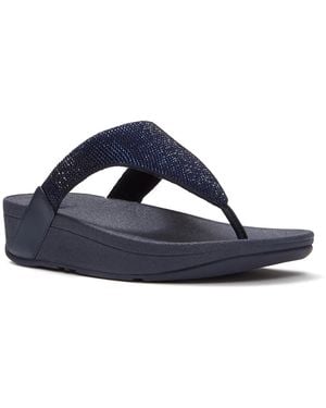 Fitflop Flowrise Wedge Sandal - Blue
