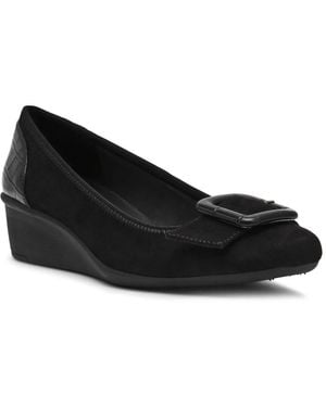 Anne Klein Wyatt Wedge Pump - Black