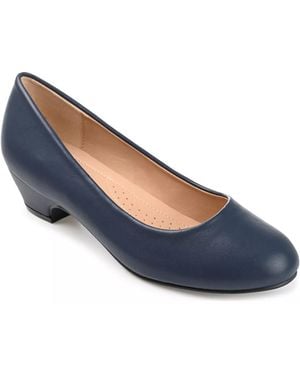 Journee Collection Saar Pump - Blue
